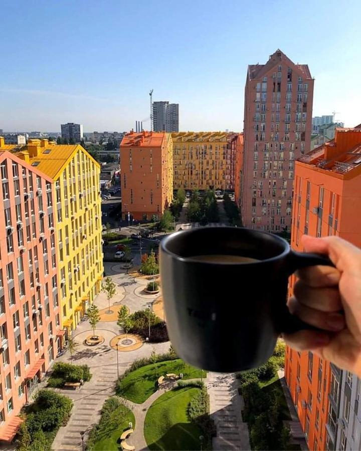 Comfortable Studio Apartments In A Secure Residential Complex Comfort Town Кт-02 Kiev Ngoại thất bức ảnh